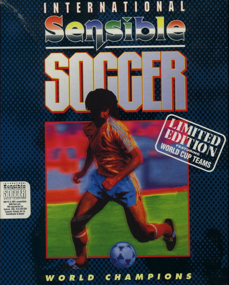 International Sensible Soccer box art for Jaguar